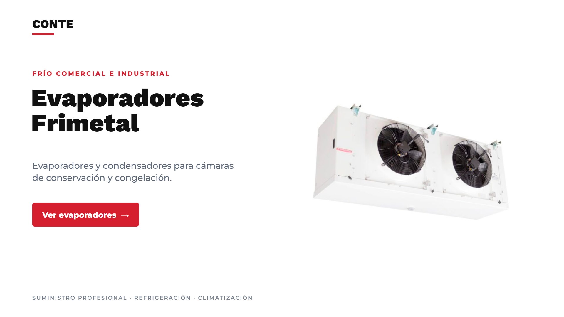 Evaporadores Frimetal